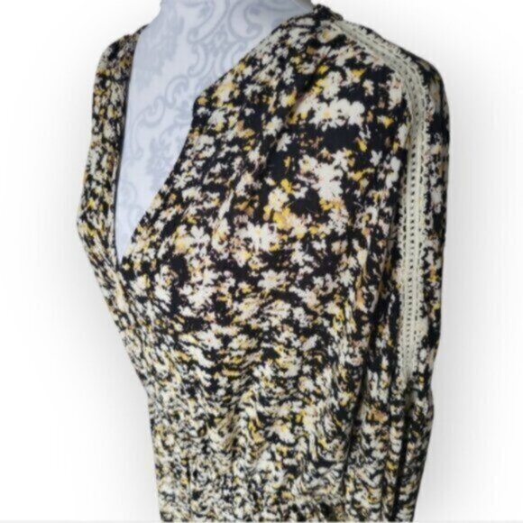 GARCIA DE LA CRUZ Ditsy Floral Midi Dress Sz XL NEW - Picture 4 of 16